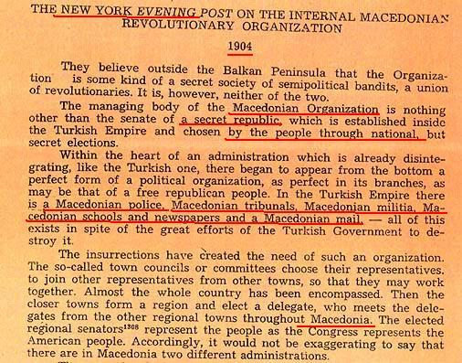 1904_The New York Evening Post, about IMRO 1904_The New York Evening Post, about IMRO