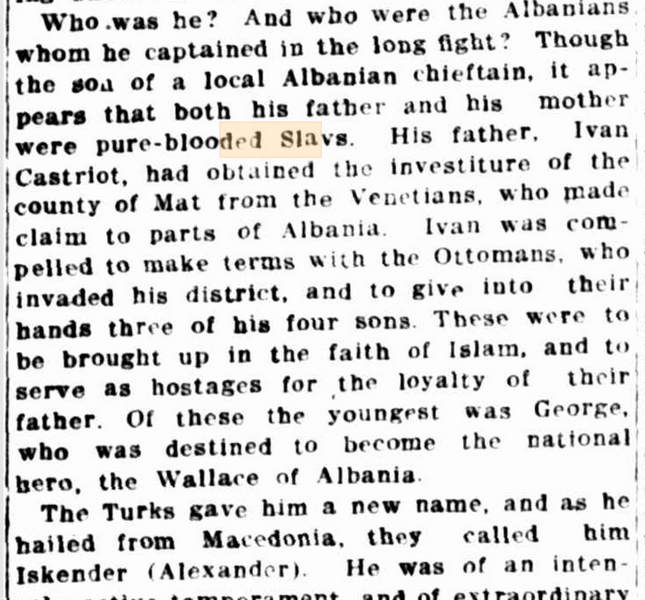 1912.11.23_The Sydney Morning Herald – A.H.S. Lucas – ‘The Walllace of Albania’ 1912.11.23_The Sydney Morning Herald - A.H.S. Lucas - 'The Walllace of Albania'