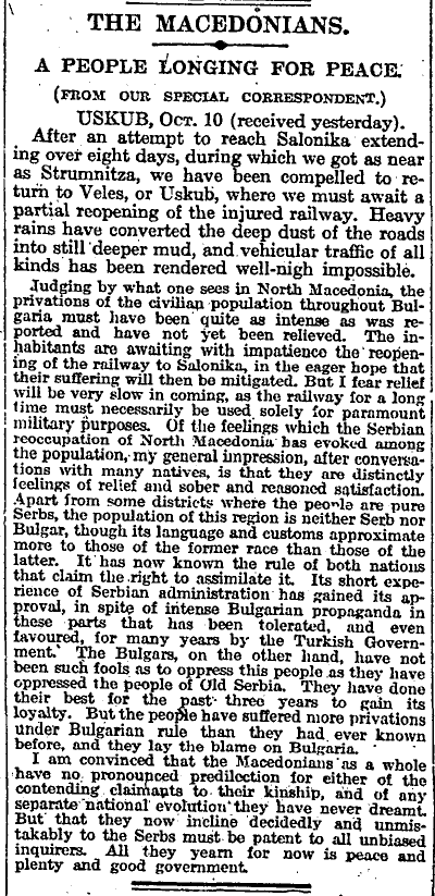 1918.11.04_The London Times, p07 - The Macedonians