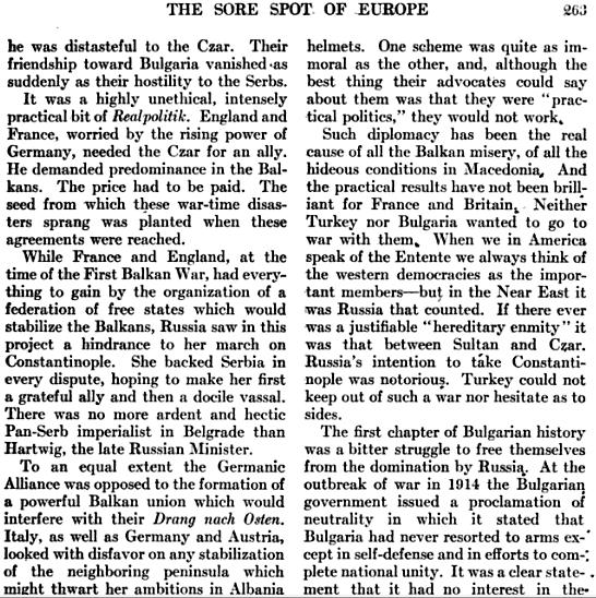 1920.11_Arthur Bullard - 'The Sore Spot of Europe'