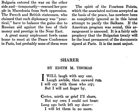 1920.11_Arthur Bullard - 'The Sore Spot of Europe'