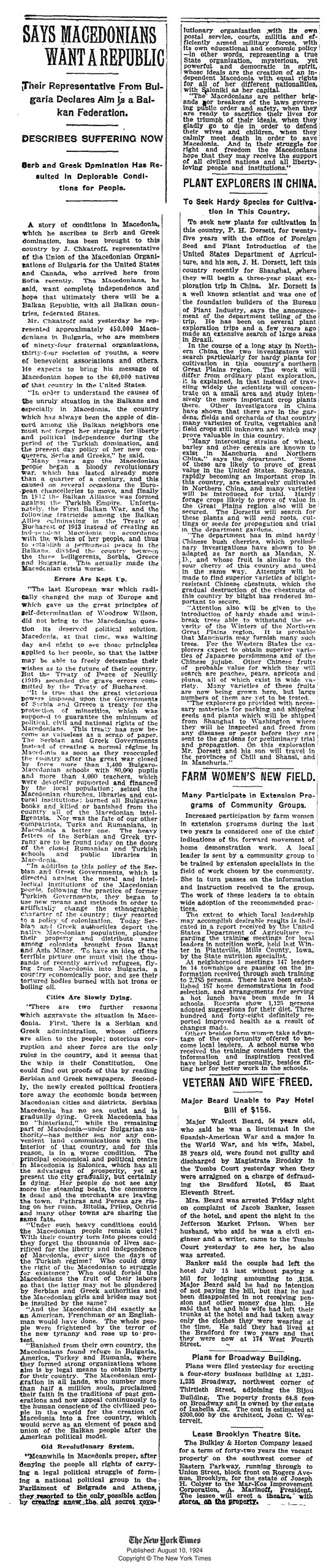 1924.08.10_The New York Times – Macedonians want a republic 1924.08.10_The New York Times - Macedonians want a republic-01
