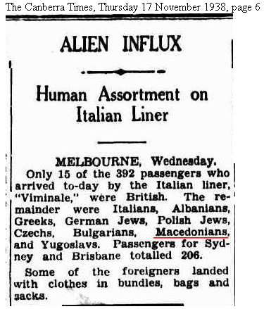 1938.11.17_Canberra Times - Alien influx, p06
