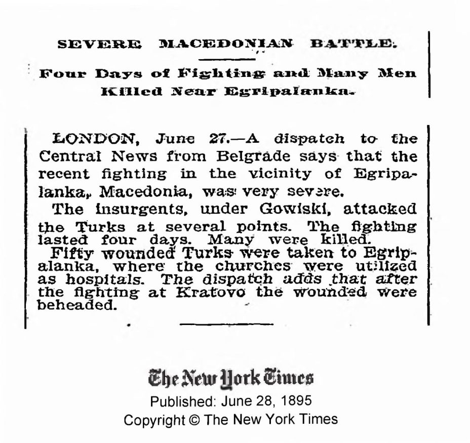 1895.06.28_The New York Times - Severe Мacedonian battle
