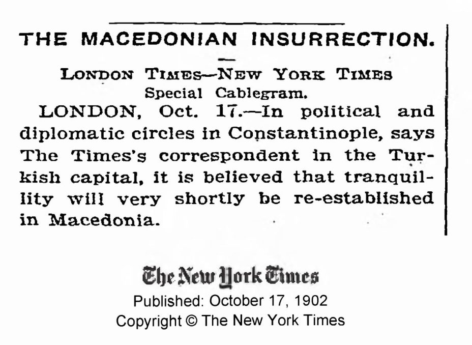 1902.10.17_The New York Times – The Macedonian Insurrection 1902.10.17_The New York Times - The Macedonian Insurrection