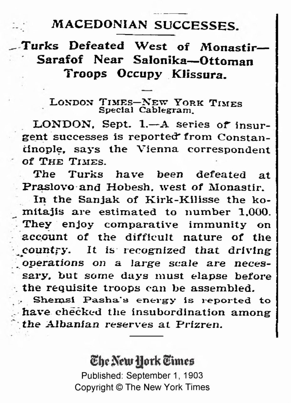 1903.09.01_The New York Times – Macedonian successes 1903.09.01_The New York Times - Macedonian successes