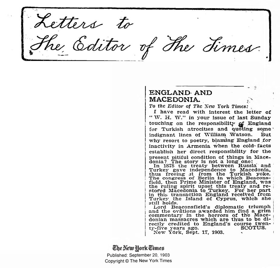 1903.09.20_The New York Times – England and Macedonia 1903.09.20_The New York Times - England and Macedonia