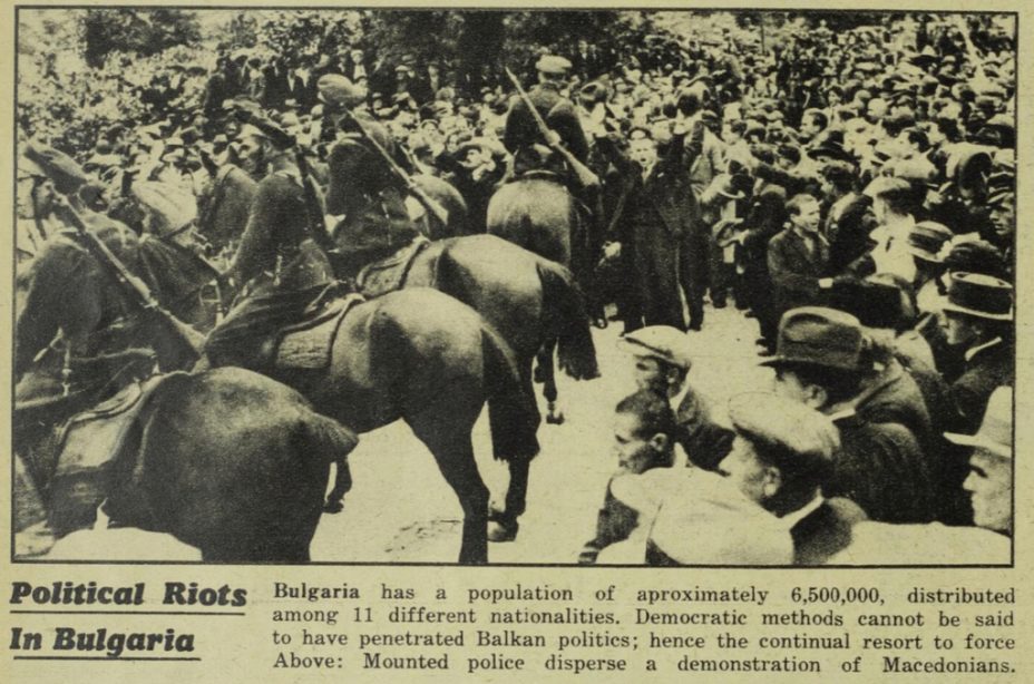 1939_Pix – ‘Political Riots in Bulgaria’, Australia