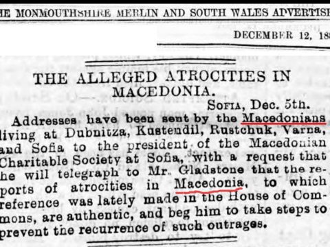 1884.12.12_The Monmouthshire Merlin and South Wales Advertiser - The alleged atrocities in Macedonia