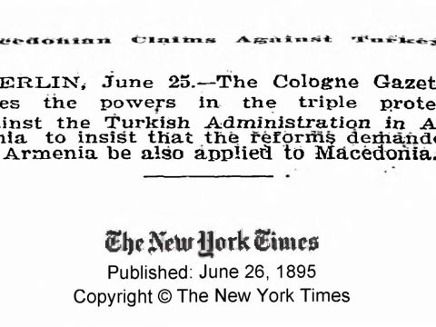 1895.06.26_The New York Times - Macedonian claims against Turkey