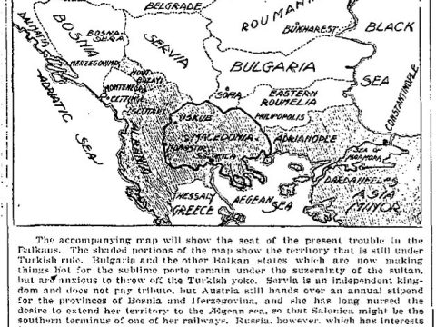 1899.04.23_The Morning Record – The crisis in the Balkan States 1899.04.23_The Morning Record - The crisis in the Balkan States