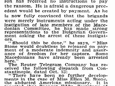 1901.10.14_The New York Times - Sofia consul's demands arrest of Macedonians