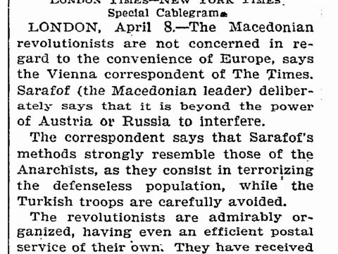1902.04.08_The New York Times – Macedonians Well Organized 1902.04.08_The New York Times - Macedonians Well Organized