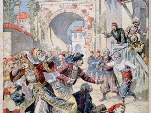 1903.02.15_Le Petit Journal - Massacre at a Macedonian orthodox wedding by Turks