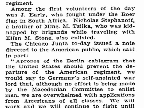 1903.09.13_The New York Times - Americans to fight Turkey