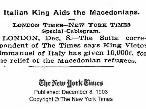 1903.12.08_The New York Times - Italian king aids Macedonians