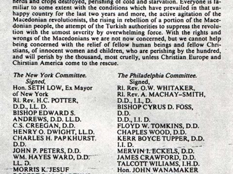 1903_New York- Philadelphia – The cry from Macedonia 1903_New York- Philadelphia - The cry from Macedonia
