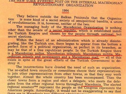 1904_The New York Evening Post, about IMRO 1904_The New York Evening Post, about IMRO