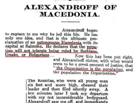 1924.01.04_The Times – A Revolutionary Chief, Alexandroff of Macedonia, London 1924.01.04_The Times - A Revolutionary Chief, Alexandroff of Macedonia, London