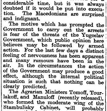 1924.03.05_The London Times - 140 Macedonians arrested, p13