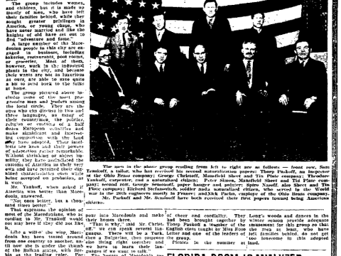 1925.04.12_The Mansfield News – Not once but a 1000 times better is America to Macedonian group 1925.04.12_The Mansfield News - Not once but a 1000 times better is America to Macedonian group