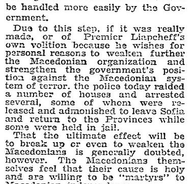 1928.08.16_The New York Times - Macedonians raided by bulgarian police-01