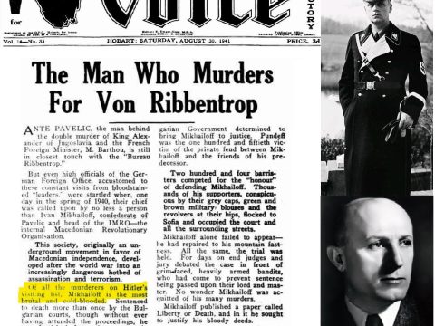 1941.08.30_The Voice of Victory – The man who murders for Von Ribbentrop, Hobart, Australia 1941.08.30_The Voice of Victory - The man who murders for Von Ribbentrop, Hobart, Australia