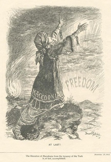 1912.11.27_Bernard Partridge – ‘Macedonia, Freedom at last’ (drawing) 1912.11.27_Bernard Partridge - 'Macedonia, Freedom at last' (drawing)