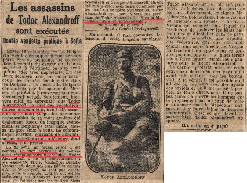 1920~_Todor Alexandroff, le chef des revolutionaires Macedoniens 1920~_Todor Alexandroff, le chef des revolutionaires Macedoniens