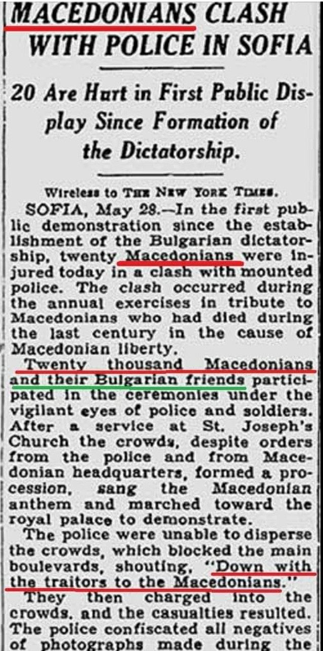 1934.05.28_New York Times, p9 – Македонците во судир со софиската полиција 1934.05.28_New York Times, p9 - Македонците во судир со софиската полиција