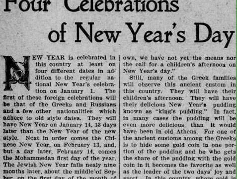 1908.12.25_Davis County Clipper - Four Celebrations of New Year's Day