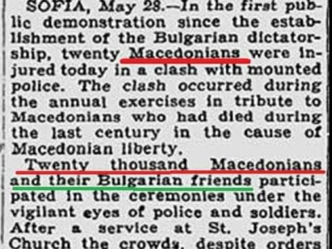1934.05.28_New York Times, p9 – Македонците во судир со софиската полиција 1934.05.28_New York Times, p9 - Македонците во судир со софиската полиција