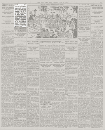 1933.05.14_New York Times – Rival Gunmen Agree to Divide Sofia Into Two Safety Zones, p3 1933.05.14_New York Times - Rival Gunmen Agree to Divide Sofia Into Two Safety Zones, p3
