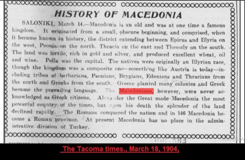 1904.03.18_The Tacoma Times – History of Macedonia 1904.03.18_The Tacoma Times - History of Macedonia