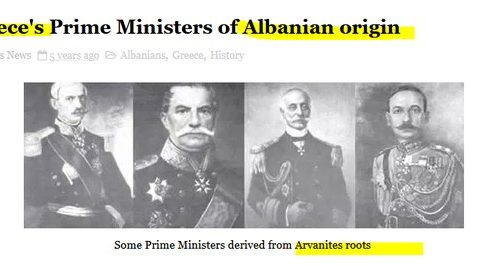 1821+_Грчки Премиери од албанско потекло